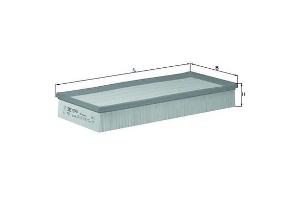 MAHLE HAVA FILTRESI R.R 3 VOGUE L322 05 12 AUDI Q7 06 15 VW TOUAREG 10 PORSCHE CAYENNE 10 7L0129620-PHE500021-95511013100 OEM: 7L0129620-PHE500021-95511013100 - MAHLE LX792 kodlu oto yedek parça görseli