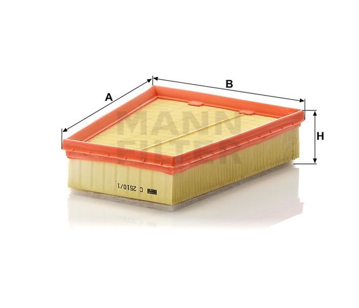 MANN HAVA FILTRESI MERCEDES CITAN OM607 W415 12> . RENAULT KANGOO III 08> KANGOO EXPRESS 19> 1.5 dCi 1.5 BlueDci K9K OEM: A4150940304-8200788425-165462862R - MANN C2510.1 kodlu oto yedek parça görseli