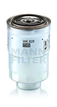 MANN MAZOT FILTRESI MAZDA B2500 BT50 D 06 10 RANGER D 99 10 L200 2.5 DI 07 15 TOYOTA HILUX- PİCKUP COROLLA 1.8-2.0 DZL-CARINA II-HIACE II 2.4 D OEM: 9M349150AA-WE0113ZA5A-1770A053 - MANN WK828X kodlu oto yedek parça görseli