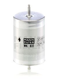 MANN YAKIT FILTRESI MERCEDES M104 M111 M119 W124 W202 C208 A208 W210 S210 W140 R129 A0024772601 OEM: A0024772601 - MANN WK831 kodlu oto yedek parça görseli
