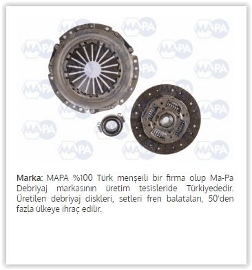 MAPA DEBRIYAJ SETI RULMANLI BMW M42 B18 M41 D17 E36 93 98 M43 B18 E34 Z3 E36 95 98 21211223571 OEM: 21211223571 - MAPA 016215000 kodlu oto yedek parça görseli