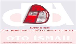 MARS- STOP LAMBASI DUYSUZ SAĞ CLIO 02 BEYAZ SİNYALLİ 8200403982 OEM: 8200403982 - MARS 511216 kodlu oto yedek parça görseli