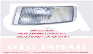 MARS- SİNYAL LAMBASI DUYSUZ SOL DUCATO-BOXER-JUMPER 94-01 1303854080 OEM: 1303854080 - MARS 520346 kodlu oto yedek parça görseli