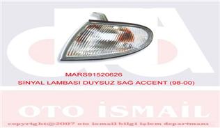 MARS- SİNYAL LAMBASI DUYSUZ SAĞ ACCENT 98-00 9230222300-9230222310 OEM: 9230222300-9230222310 - MARS 520626 kodlu oto yedek parça görseli
