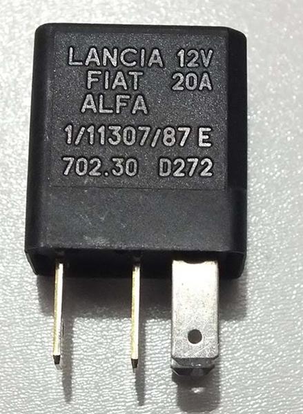 MTA 0603010 MİCRO RÖLE 12V 20 AMPER 4 FİŞLİ SİYAH 46520421 OEM: 46520421 - MTA 3615 kodlu oto yedek parça görseli