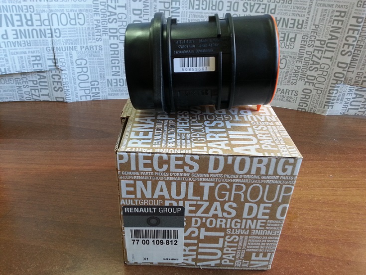 MY HAVA KÜTLE ÖLÇER RENAULT CLIO II 98 KANGOO 01 LAGUNA 96 MEGANE I 96 MEGANE II 02 TRAFIC II 06 MASTER II 01 MOVANO 01 1.9dCi OEM: 7700109812-4402733-1658000QAB - MY 7700109812 kodlu oto yedek parça görseli