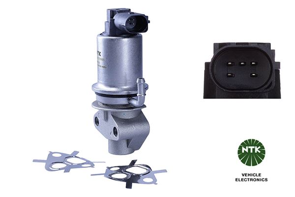 NGK EGR VALFİ GOLF4-BORA-GOLF5-JETTA-A3 BFQ-BGU 1.6 BENZİNLİ 2001-2010 OEM: 06A131501F-06A131501P-06A131501R - NGK 90204 kodlu oto yedek parça görseli