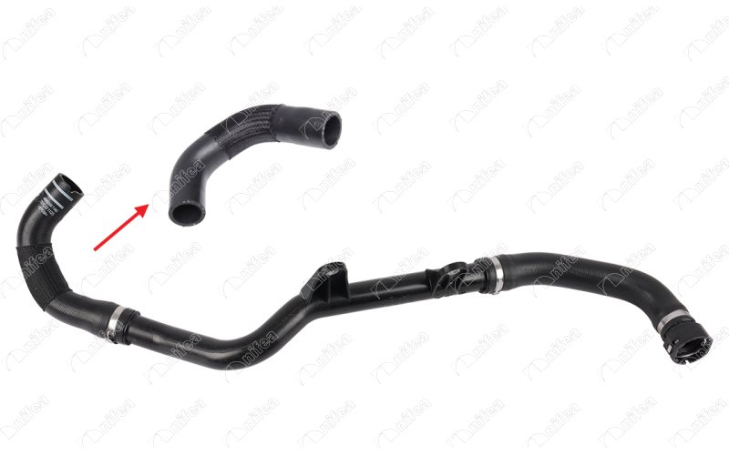 NIFEA RADYATÖR ÜST GİRİŞ HORTUMU KÜÇÜK PARÇA PEUGEOT BOXER CITROEN JUMPER FIAT DUCATO 06> 2.2 HDI OEM: 1679948980-1606662280-1366739080 - NIFEA 14875 kodlu oto yedek parça görseli