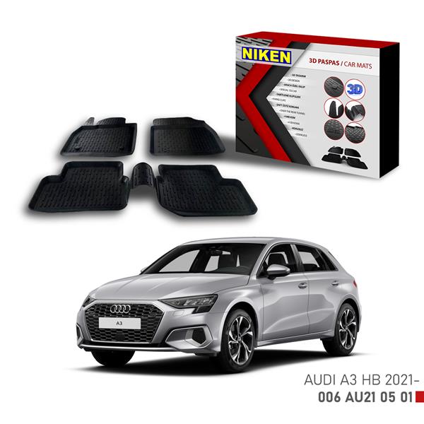 NIKEN 3D PASPAS AUDI A3 HB 2021-  - NIKEN 006AU210501 kodlu oto yedek parça görseli