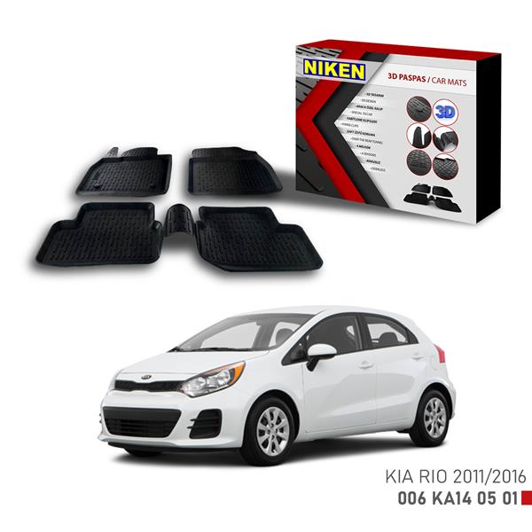 NIKEN 3D PASPAS KIA RIO 2011- 2016-  - NIKEN 006KA140501 kodlu oto yedek parça görseli