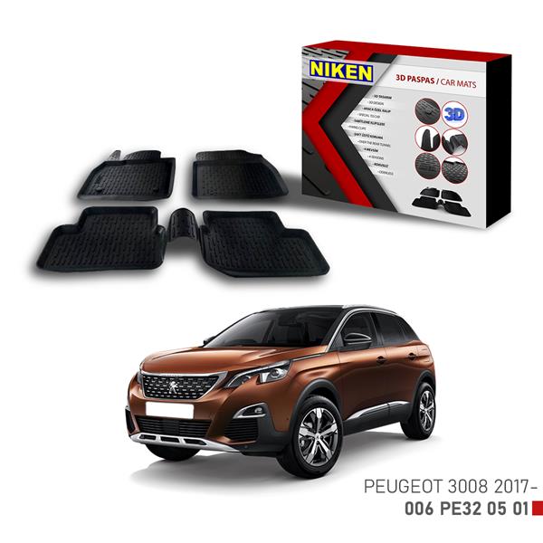 NIKEN 3D PASPAS PEUGEOT 3008 2017-  - NIKEN 006PE320501 kodlu oto yedek parça görseli