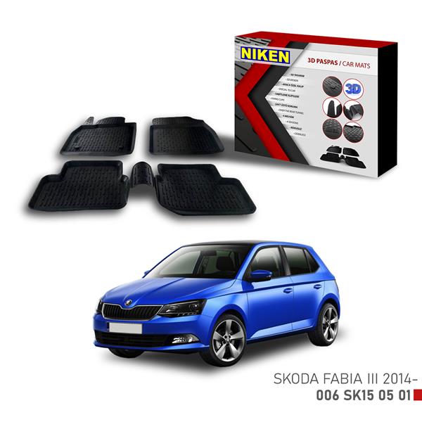 NIKEN 3D PASPAS SKODA FABIA III 2014- - NIKEN 006SK150501 kodlu oto yedek parça görseli