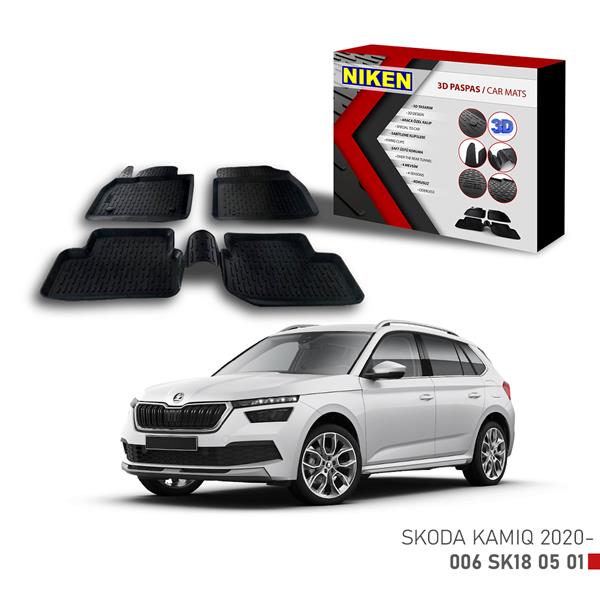 NIKEN 3D PASPAS SKODA KAMIQ 2020-  - NIKEN 006SK180501 kodlu oto yedek parça görseli