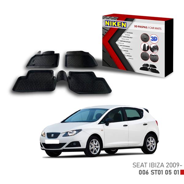 NIKEN 3D PASPAS SEAT IBIZA 2009- - NIKEN 006ST010501 kodlu oto yedek parça görseli