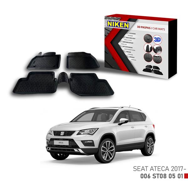 NIKEN 3D PASPAS SEAT ATECA 2017-  - NIKEN 006ST080501 kodlu oto yedek parça görseli