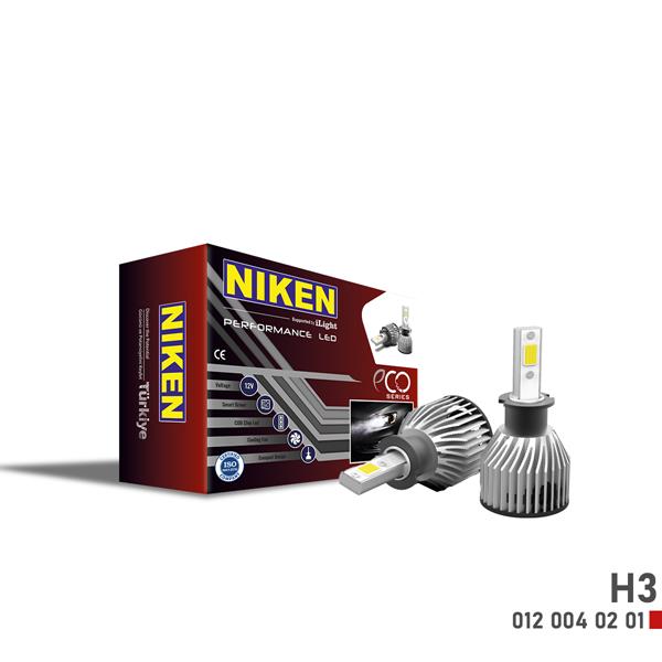 NIKEN LED XENON ECO SERISI H3  - NIKEN 0120040201 kodlu oto yedek parça görseli