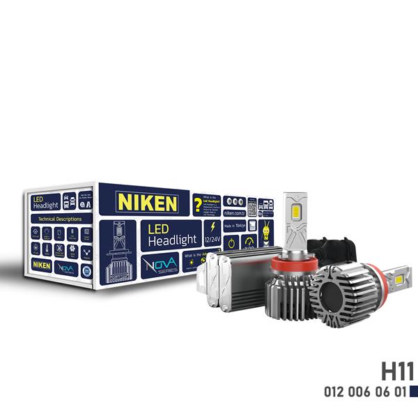 NIKEN LED XENON NOVA SERISI H11 90W - NIKEN 0120060601 kodlu oto yedek parça görseli