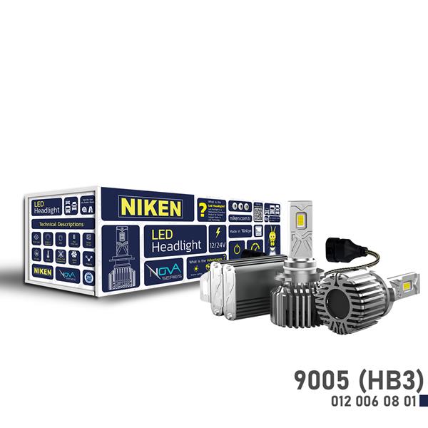 NIKEN LED XENON NOVA SERISI 9005 HB3 90W  - NIKEN 0120060801 kodlu oto yedek parça görseli