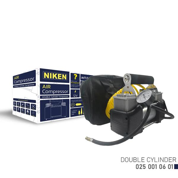 NIKEN HAVA KOMPRESÖRÜ METAL ÇİFT SİLİNDİR - NIKEN 0250010601 kodlu oto yedek parça görseli