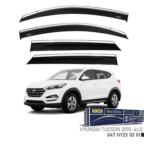NIKEN KROMLU CAM RÜZGARLIĞI HYUNDAI TUCSON 2015- 4LÜ  - NIKEN 047HY230201 kodlu oto yedek parça görseli