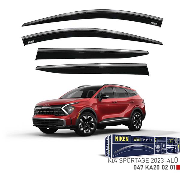 NIKEN KROMLU CAM RÜZGARLIĞI KIA SPORTAGE 2023- 4LÜ  - NIKEN 047KA200201 kodlu oto yedek parça görseli