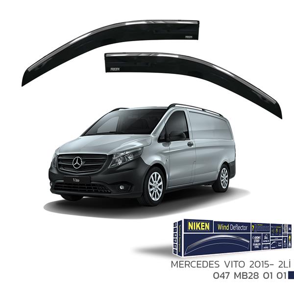 NIKEN KROMLU CAM RÜZGARLIĞI MERCEDES VITO 2015 - 2Lİ - NIKEN 047MB280101 kodlu oto yedek parça görseli