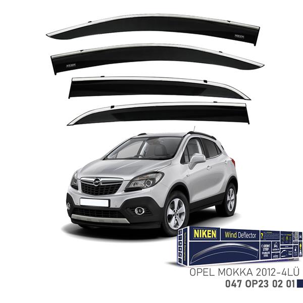 NIKEN KROMLU CAM RÜZGARLIĞI OPEL MOKKA 2012- 4LÜ - NIKEN 047OP230201 kodlu oto yedek parça görseli