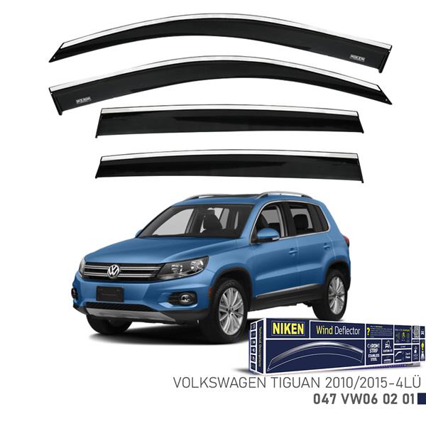 NIKEN KROMLU CAM RÜZGARLIĞI VW TIGUAN 2010-2015 4LÜ  - NIKEN 047VW060201 kodlu oto yedek parça görseli