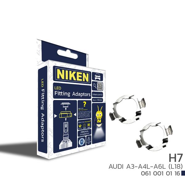 NIKEN LED FAR MONTAJ ADAPTÖRÜ H7 AUDI A3-A4L-A6L  - NIKEN 0610010116 kodlu oto yedek parça görseli