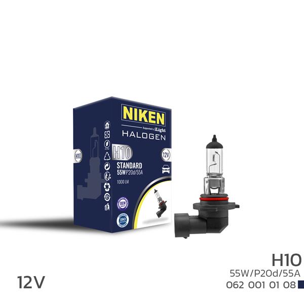 NIKEN NIKEN H10 55W HALOJEN AMPUL P20d/55A 12V  - NIKEN 0620010108 kodlu oto yedek parça görseli