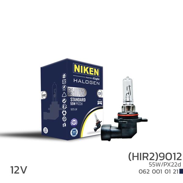 NIKEN NIKEN 9012 HIR2 55W HALOJEN AMPUL PX22d 12V  - NIKEN 0620010121 kodlu oto yedek parça görseli