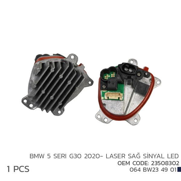 NIKEN BMW 5 G30 2020- LASER SAĞ SİNYL LED MODÜL 23508302 OEM: 23508302 - NIKEN 064BW234901 kodlu oto yedek parça görseli