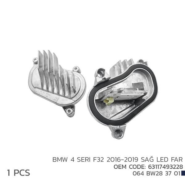 NIKEN BMW 4 SERI F32 2016-2019 SAĞ LED MODÜL 63117493228 OEM: 63117493228 - NIKEN 064BW283701 kodlu oto yedek parça görseli