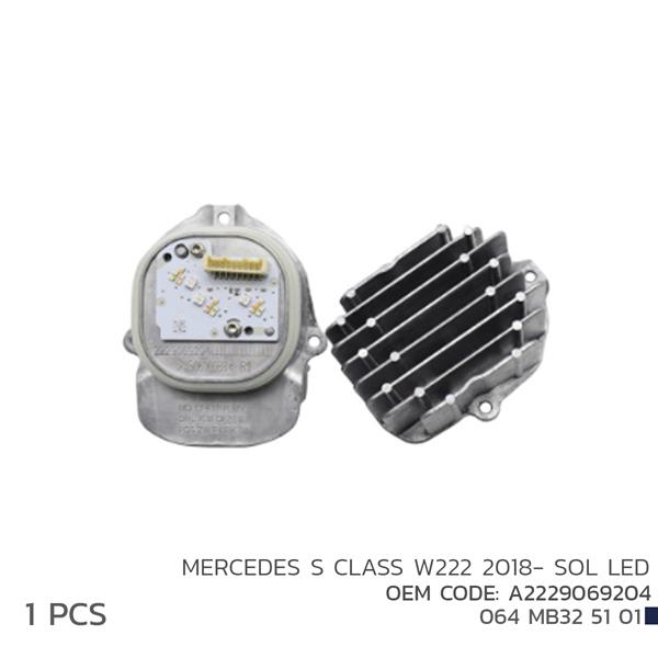 NIKEN MERCEDES S CLASS W222 2018-SOL LED MOD A2229069204 OEM: A2229069204 - NIKEN 064MB325101 kodlu oto yedek parça görseli
