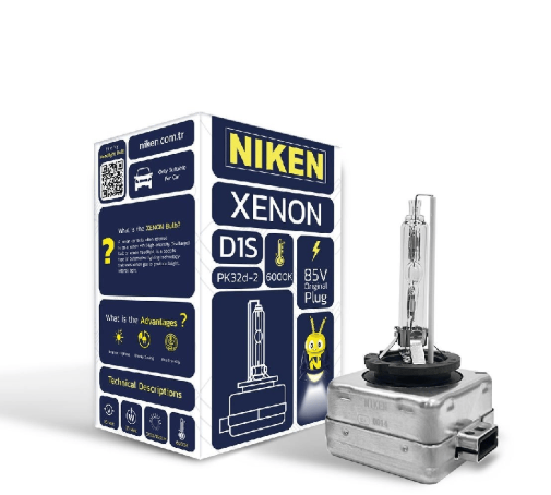 NIKEN NIKEN D1S XENON FAR AMPULU 85V 35W PK32d-2 6000K - NIKEN 0680010201 kodlu oto yedek parça görseli