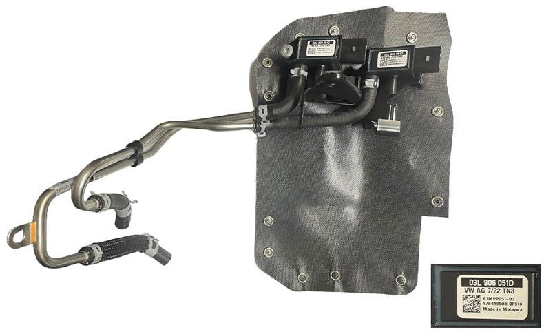 OEK FARK BASINÇ SENSÖRÜ TAKIM SENSÖR 2 AD. ŞASE BORULAR GOLF7-CRAFTER-A4-JETTA-PASSAT 08 1.6-2.0 TDI CAGA-CAHA-CKUB-CLHA-CLHB-CRKB 03L906051B-03L906051D OEM: 03L906051B-03L906051D - OEK 03L906051D kodlu oto yedek parça görseli