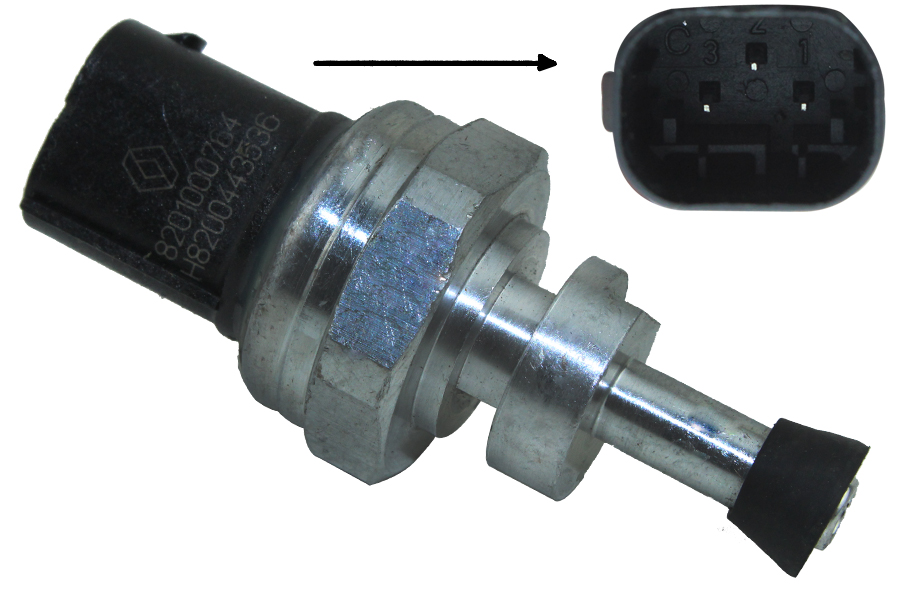 OEK EGZOZ BASINÇ MÜŞÜRÜ CLIO IV 12 MEGANE III 09 LAGUNA III 07 15 MASTER III 10 TRAFIC III 15 W447-W205 X-TRAIL III T32 14 QASHQAI II J11 JUKE 10 19 1.5dCi 1.6dCi 2.0dCİ 2.3dCi OEM: 8200974421-8200641554-223651719R - OEK 8201000764 kodlu oto yedek parça görseli