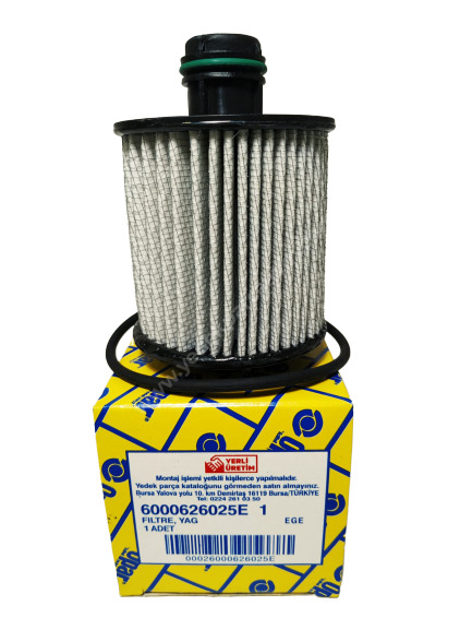 OPAR YAĞ FİLTRESİ COMBO D 12 CORSA E 14 FIAT DOBLO 10 EGEA 15 FİORİNO 07 PUNTO 13 PANDA-500L 12 500X 14 CITROEN NEMO PEUGEOT BIPPER ALFA ROMEO MİTO 09 1.3D MTJ A13FD-B13DTC-DTN-DTE-DTR 1631226580-6000626025-95525299 OEM: 1631226580-6000626025-95525299 - OP 6000626025E kodlu oto yedek parça görseli