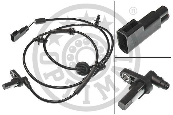 OPTIMAL ON ABS HIZ SENSORU SAG/SOL TRANSIT V347-V348 TT9 2.2 155PS 11 14 2.2 TDCI 2.4 TDCI 3.2 TDCI 06 14 OEM: 6C112B372AC-6C112B372AB-1385797 - OPTIMAL 06-S174 kodlu oto yedek parça görseli