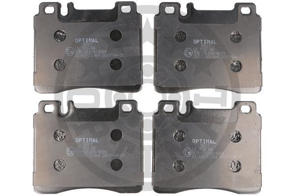 OPTIMAL FREN BALATASI ON MERCEDES S-CLASS W140 91 98 OEM: A0024202620 - OPTIMAL BP-09817 kodlu oto yedek parça görseli