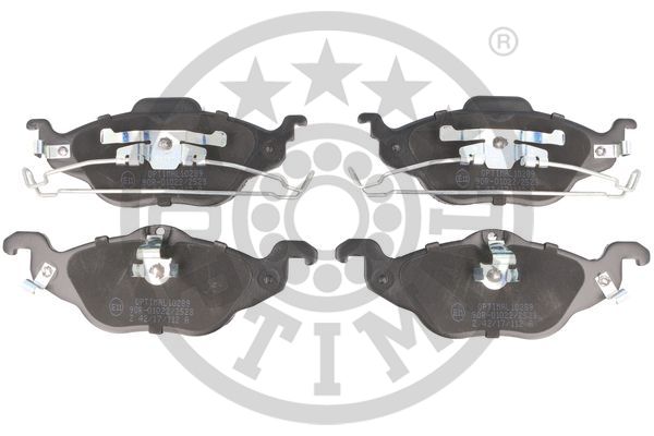 OPTIMAL ÖN FREN BALATASI ASTRA G 1.2-1.4-1.6-1.7D-1.8-2.0D 98-05 ZAFIRA 1.8-2.0D 16V 98-05 OEM: 1605034-9195144-1605070-1605091 - OPTIMAL BP-10289 kodlu oto yedek parça görseli
