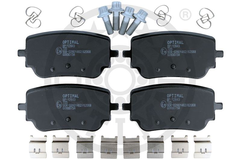 OPTIMAL FREN BALATASI ARKA MERCEDES W177 V177 W247 C118 X118 H247 X247 OEM: A0004201706-A0004205803 - OPTIMAL BP-12843 kodlu oto yedek parça görseli