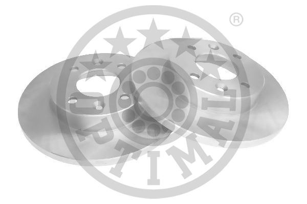 OPTIMAL ÖN FREN AYNASI R9-R11-R19 CLIO I 91> CLIO II 98> MEGANE I 96> TWINGO 96> CLIO SYMBOL 00> LOGAN 06> SANDERO 08> 238x12 4 DELİK OEM: 7701204282-7700704705 - OPTIMAL BS-0670C kodlu oto yedek parça görseli