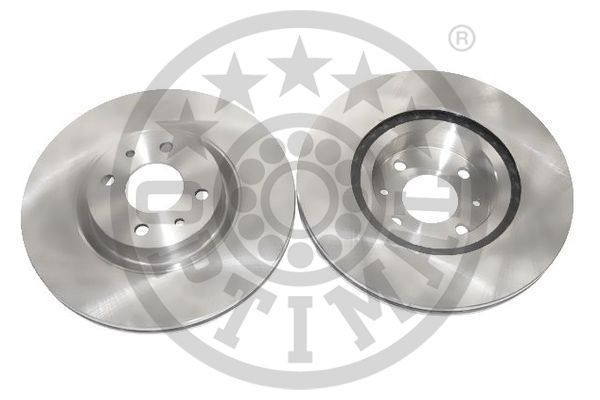 OPTIMAL ÖN FREN AYNASI FIAT DOBLO 05>IDEA 04>LINEA 09> FIORINO 09> BRAVO 01>STILO 01> 284x22x 4 DELİK HAVALI OEM: 46455892-71739569 - OPTIMAL BS-3161C kodlu oto yedek parça görseli