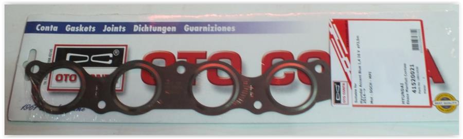 OTOCONTA EGZOZ MANİFOLT HYUNDAI ACCENT BLUE 1.4 16V 14 ÇELİK 2852103600 OEM: 2852103600 - OTOCONTA 41520021 kodlu oto yedek parça görseli