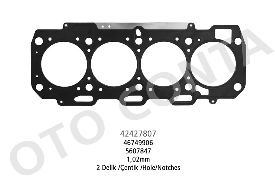 OTOCONTA SKC ÇELİK 2 DELİK DOBLO 1.9 JTD  - OTOCONTA 42427807 kodlu oto yedek parça görseli