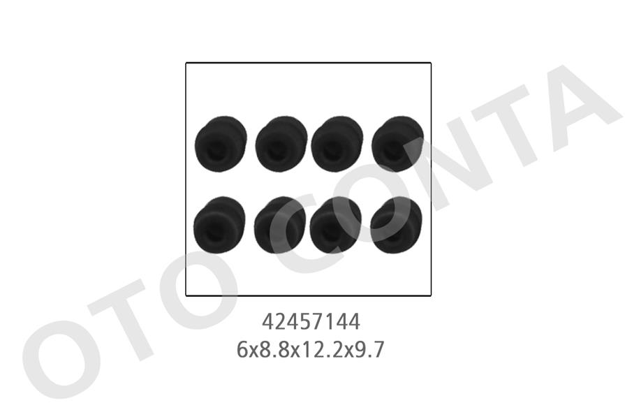 OTOCONTA SUBAP KEÇESİ P206-P307 2.0 HDİ TAKIM 8 ADET 6X8.8X12.2X9.7MM DW10 0956.38 OEM: 0956.38 - OTOCONTA 42457144 kodlu oto yedek parça görseli