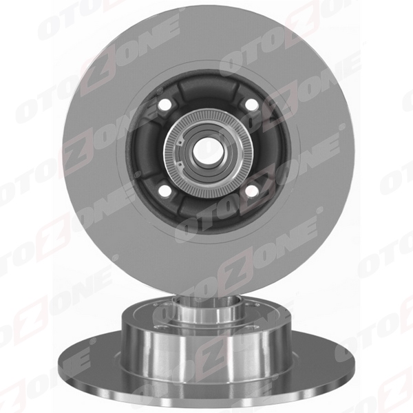 OTOZONE ARKA FREN AYNASI RENAULT MEGANE II 02 MODUS 04 CLIO III 05 240x82.5x4DELİK RULMANLI ABS SENSÖRLÜ 7701207823-432005338R-8660001811 OEM: 7701207823-432005338R-8660001811 - OTOZONE BD1007 kodlu oto yedek parça görseli