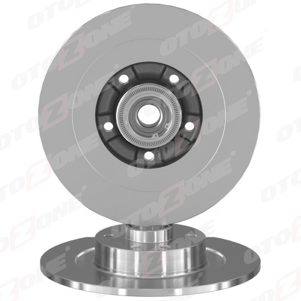 OTOZONE ARKA FREN AYNASI RENAULT LAGUNA III 07 15 LATITUDE 11 300x11x9.5x5DELİK RULMANLI ABS SENSÖRLÜ OEM: 402020003R-402022291R-432027112R - OTOZONE BD1009 kodlu oto yedek parça görseli