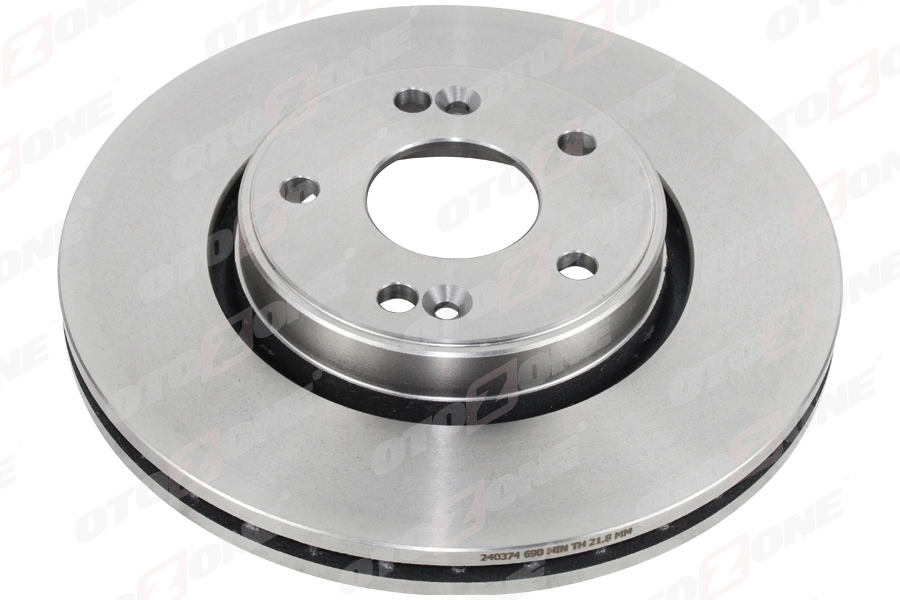 OTOZONE ÖN FREN DİSKİ RENAULT LAGUNA II 01>07 280x21.8 HAVALI 5 DELİK OEM: 7701206613-8200007121-8671017410 - OTOZONE BD1012 kodlu oto yedek parça görseli